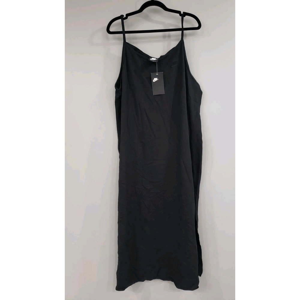 NEW PLUS SIZE 1X Nike Sportswear Jersey Dress Sportswear Womens CJ3750-871 BLACK